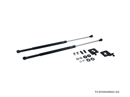 P2M - MAZDA MIATA (NA/NB) 1988-2005 BLACK SERIES ENGINE HOOD DAMPER (P2-BHDNABMX5-TP)