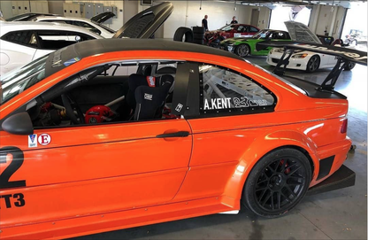 HARD Motorsport - BMW E46 Coupe Deflectores de ventana - PAR (E46WDEFLECT2D)