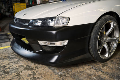 KBD - Nissan 240SX S14 Kouki 1997-1998 DM3 Parachoques delantero de poliuretano de 1 pieza (37-6693)