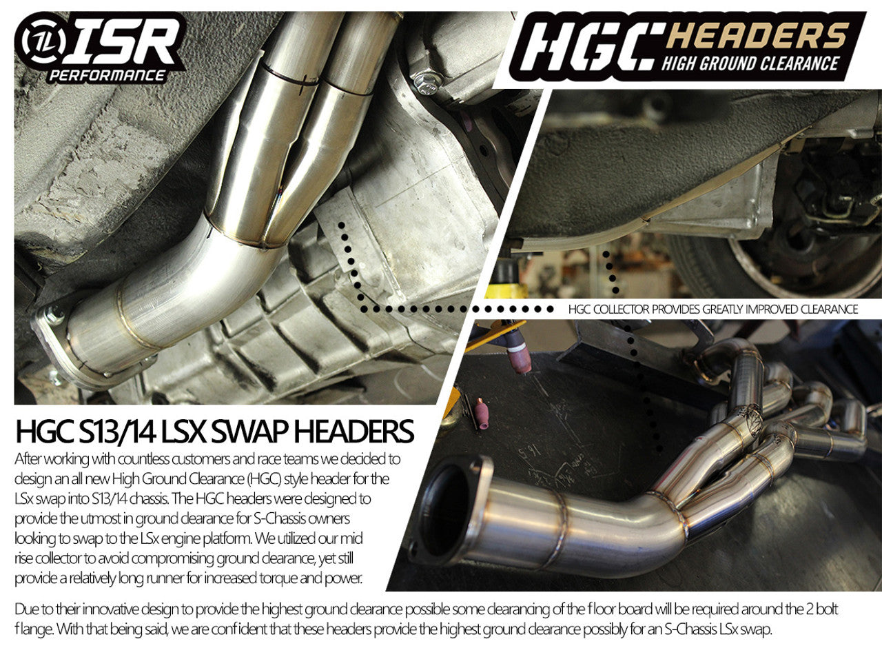 Desempenho ISR - HGC LS Swap Header - Nissan 240sx 89-98 - 1 3/4" (IS-SSHD-240LS)