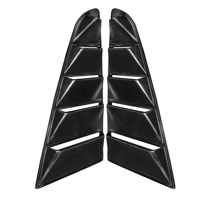 KBD - Ford Mustang 2015-2017 Louvered 2 Piece Polyurethane Window Scoops (37-6031)