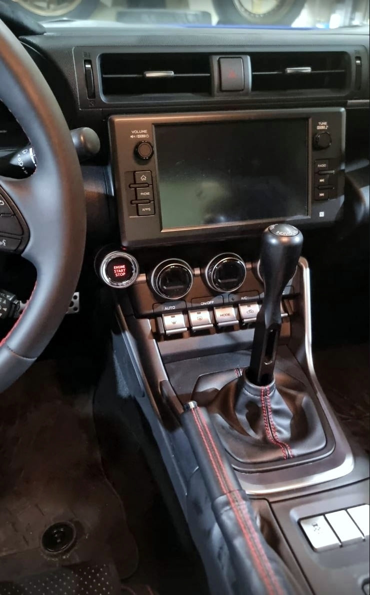 ABS Carbon Dash Radio Panel Trim Cover Fit For Toyota GT86 SCION FR-S  Subaru BRZ