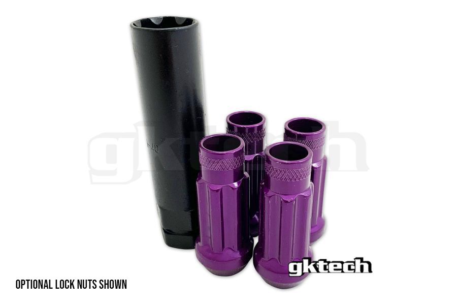GKTech - PURPLE - OPEN ENDED LUG NUTS (PACK OF 20) (PURPLENUTS)