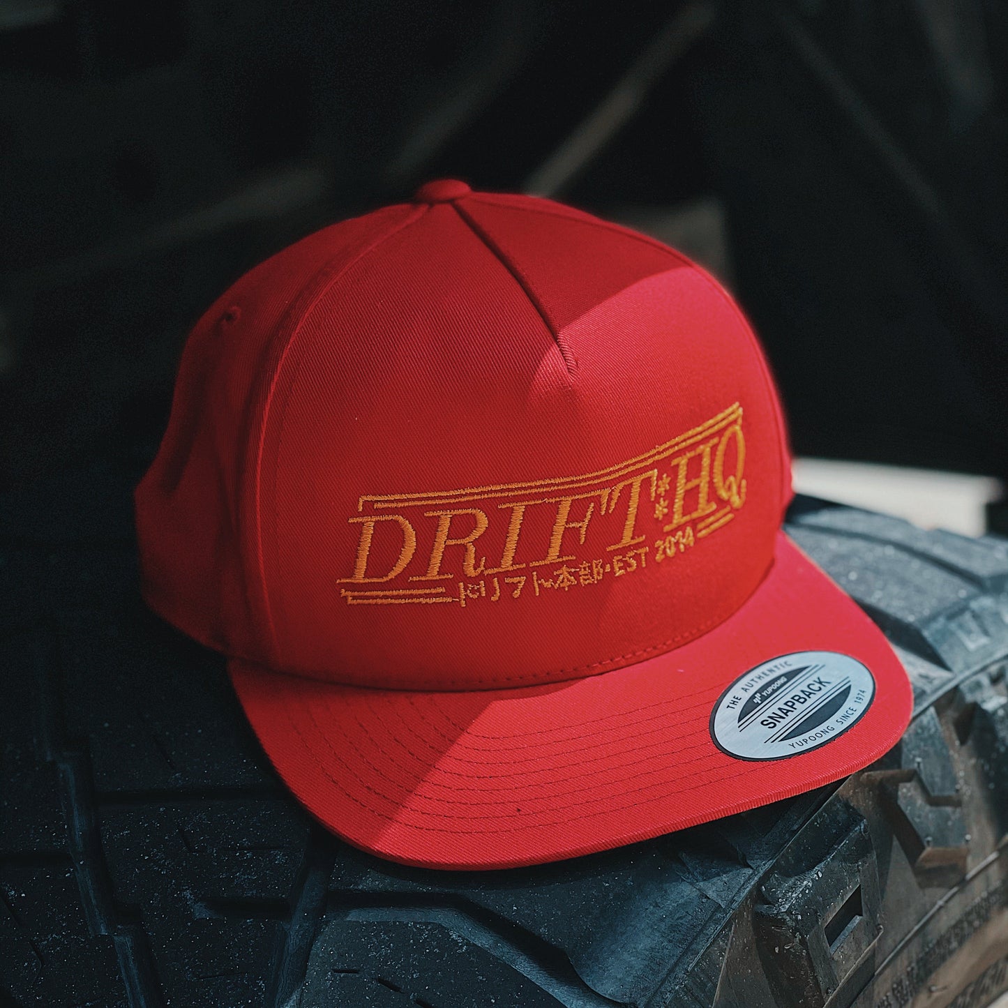 Drift HQ - HOT CRIMSON SNAPBACK HAT