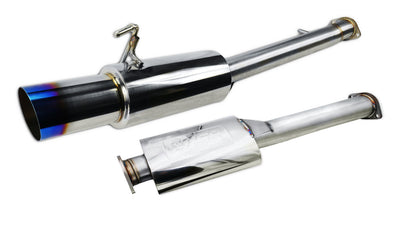 ISR Performance - Single GT Exhaust With Burnt Tip- Nissan 350Z (IS-GT-350Z-BT)