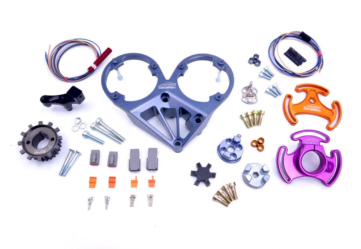 Produtos Platinum Racing - RB Twin CAM Mech. Kit de gatilho CAM de combustível/completo e separado com suporte CAS duplo