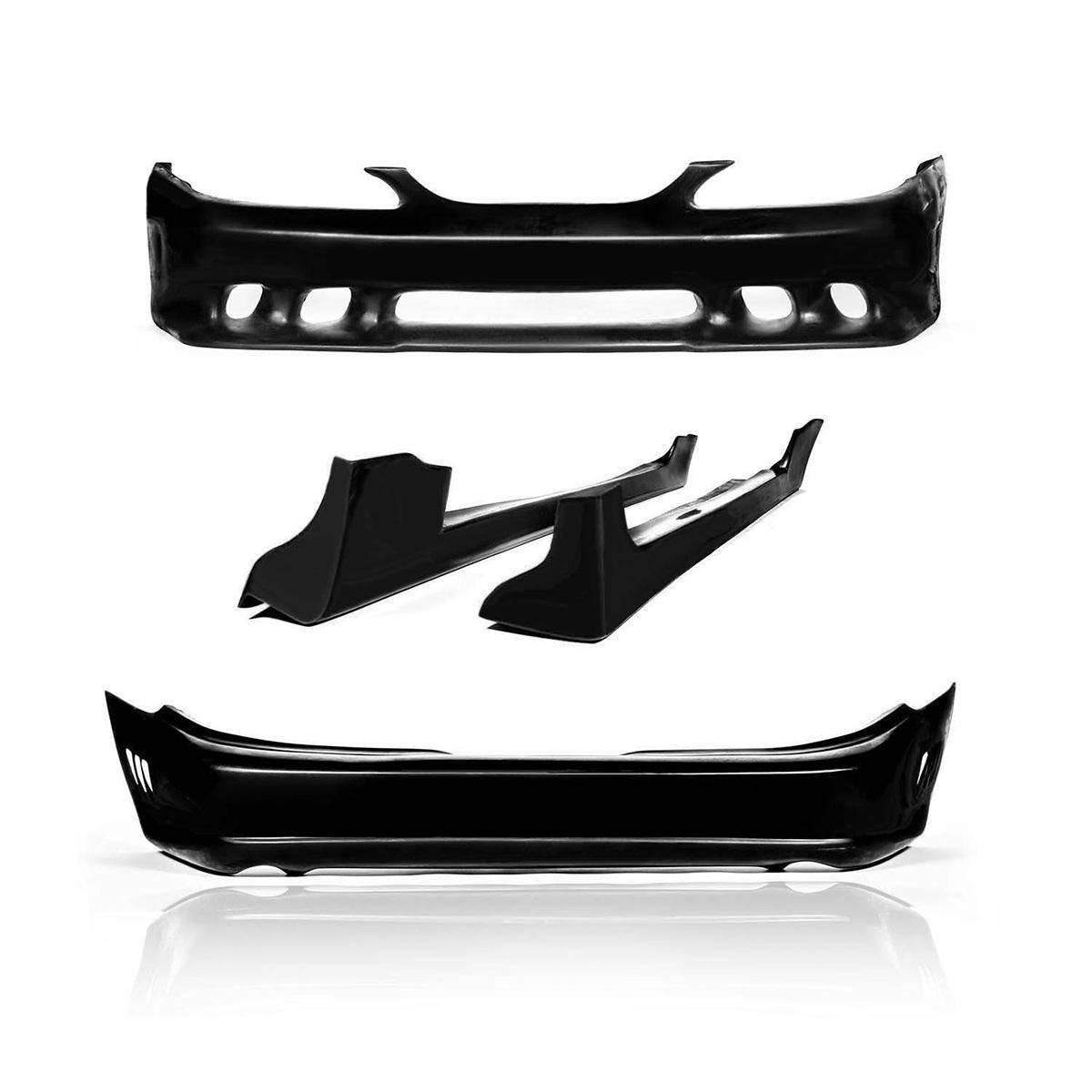 KBD - Ford Mustang 1994-1998 Sallen Style 4 Piece Polyurethane Full Body Kit (37-2012)