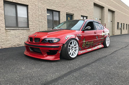Big Duck Club - BMW E46 Sedan Front Overfenders (+60mm)