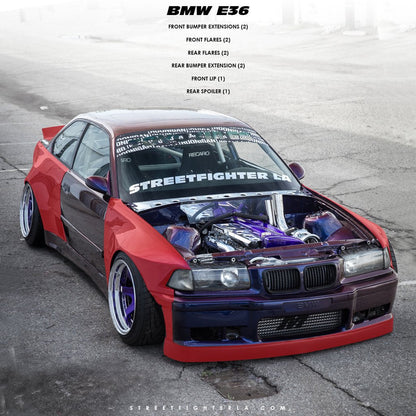 StreetHunter Designs - BMW E36 WIDE BODY KIT