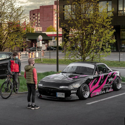 KBD - Kit Corpo Inteiro de Poliuretano Mazda Miata 1990-1997 Deuce Style 4 Peças (37-6624)