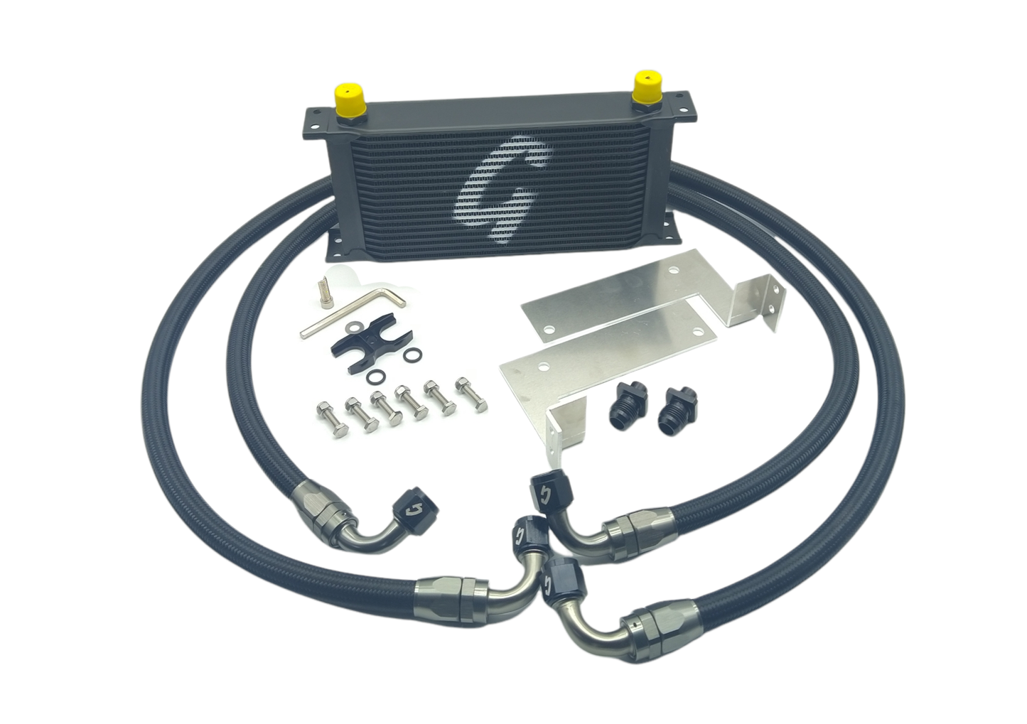 Grassroots Performance - BMW E46 DIRECT-FIT 19-ROW OIL COOLER KIT
