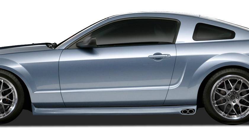 KBD - Ford Mustang 2005-2009 Eleanor Estilo 2 Peças Saias Laterais de Poliuretano (37-2284)