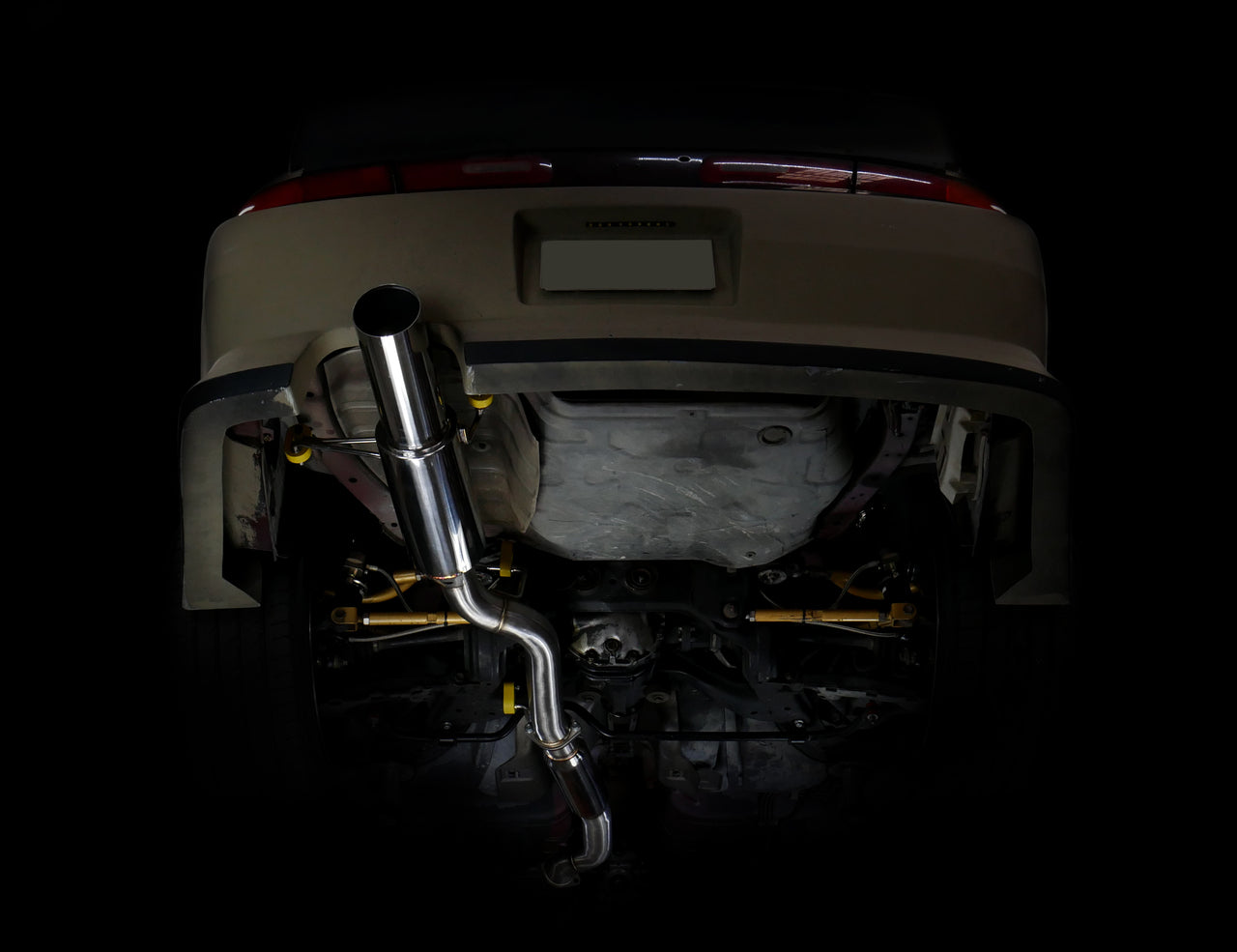 Desempenho ISR - Sistema de escape único Série II GT - Resonated- Nissan 240sx 95-98 (S14) (IS-S2GTR-S14)
