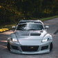 KBD - Mazda RX8 2004-2008 MS Style 1 Piece Polyurethane Front Bumper (37-2075)