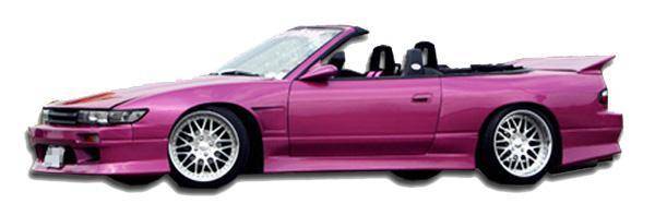 KBD - Nissan 240SX ALL 1989-1994 GP1 Style 2 Piece Polyurethane Side Skirts (37-2295)