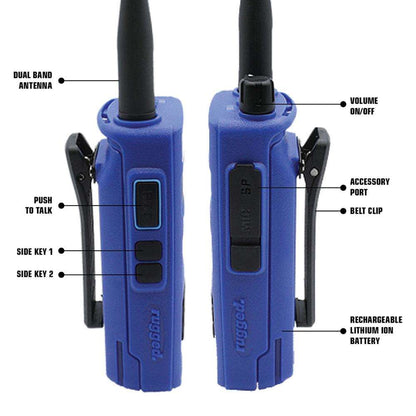 Rugged Radios - Rugged R1 Business Band Handheld - Digital and Analog