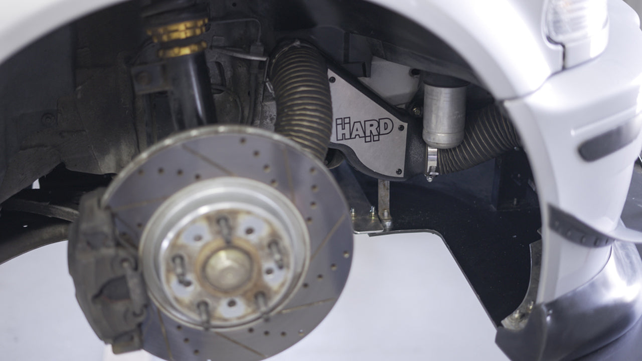 HARD Motorsport - BMW E46 M3  Brake Cooling Low-Profile Duct Kit (PAIR) (E46BRKDUCTKIT)