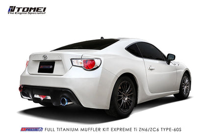 Tomei - KIT SILENCIADOR COMPLETO EN TITANIO EXPREME Ti ZN6/ZC6 TYPE-60S (TB6090-SB03A)
