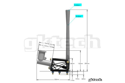 GKTech - V2 CONJUNTO HIDRÁULICO DE FREIO E + PUNHO (PUNHO)