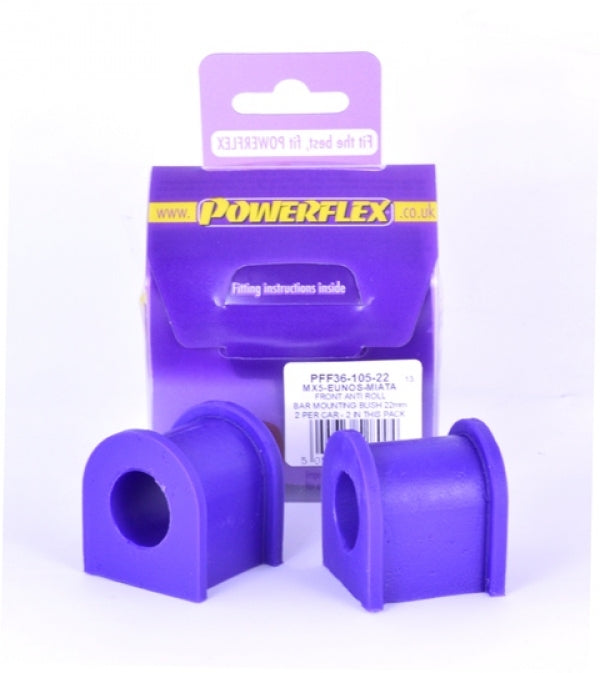 Powerflex USA - Mazda Miata (89 - 05) Bucha da barra estabilizadora dianteira - 22 mm