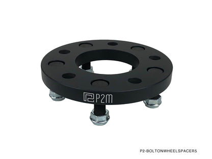 P2M - ESPACIADORES DE RUEDA DE 15 MM: 5X100 PCD / M12X1.50 STUD / 54.1 BORE (BWS-510050-15-54.1)