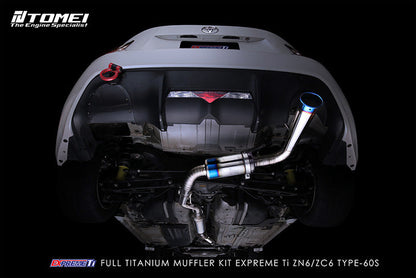 Tomei - KIT SILENCIADOR COMPLETO EN TITANIO EXPREME Ti ZN6/ZC6 TYPE-60S (TB6090-SB03A)