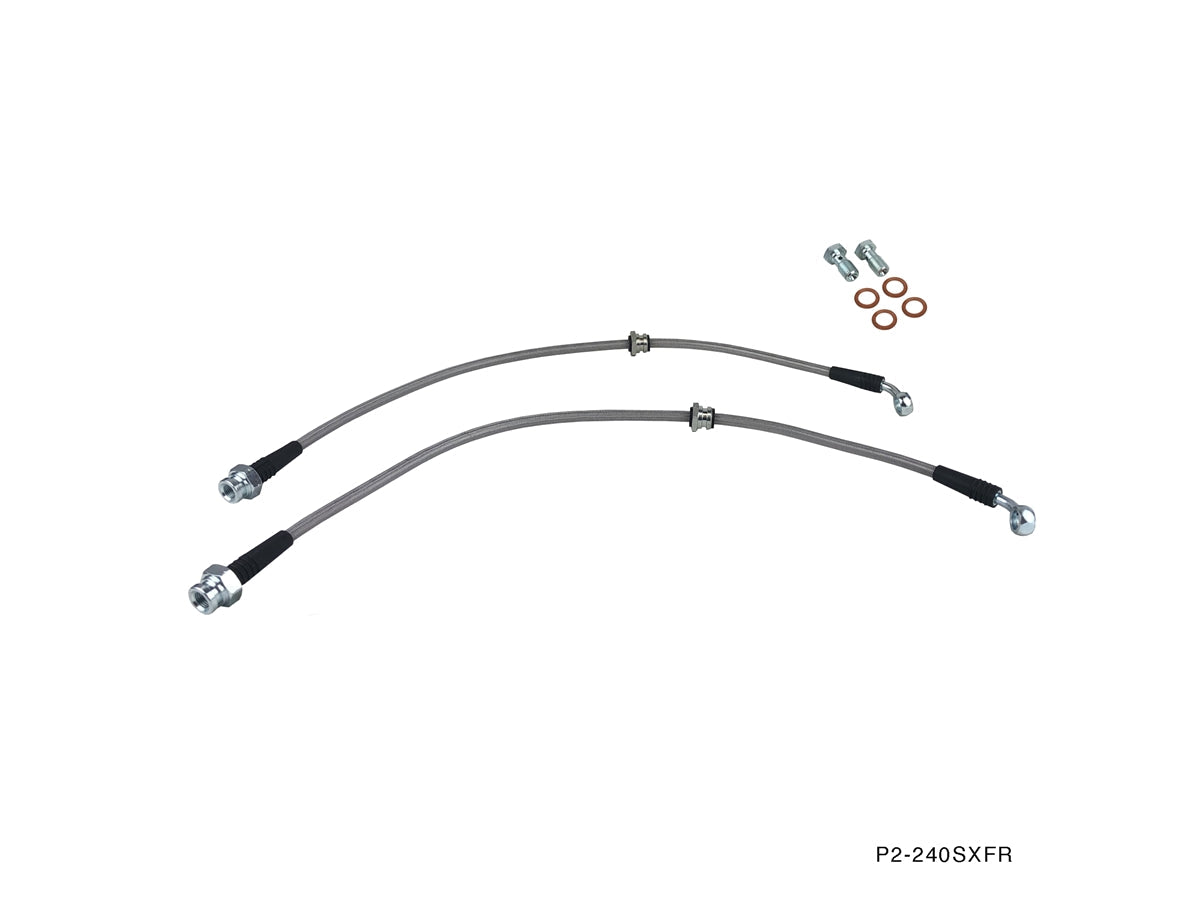 P2M - NISSAN 1989-98 240SX LINHAS DE FREIO DIANTEIRO (P2-240SXFR)
