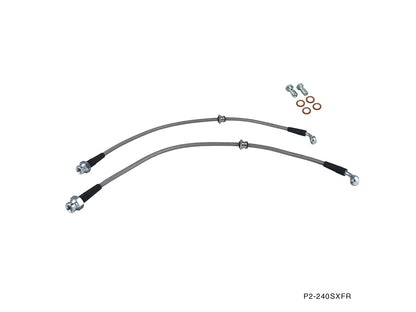 P2M - NISSAN 1989-98 240SX LINHAS DE FREIO DIANTEIRO (P2-240SXFR)