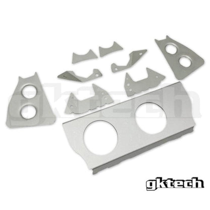 GKTech - SOLDAGEM DE SUBFRAME SKYLINE V2 R33 EM PLACAS DE REFORÇO (R33X-SUBF) 