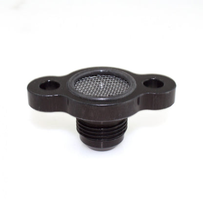 Precision Turbo - 12AN Large Oil Drain Flange W/Screen