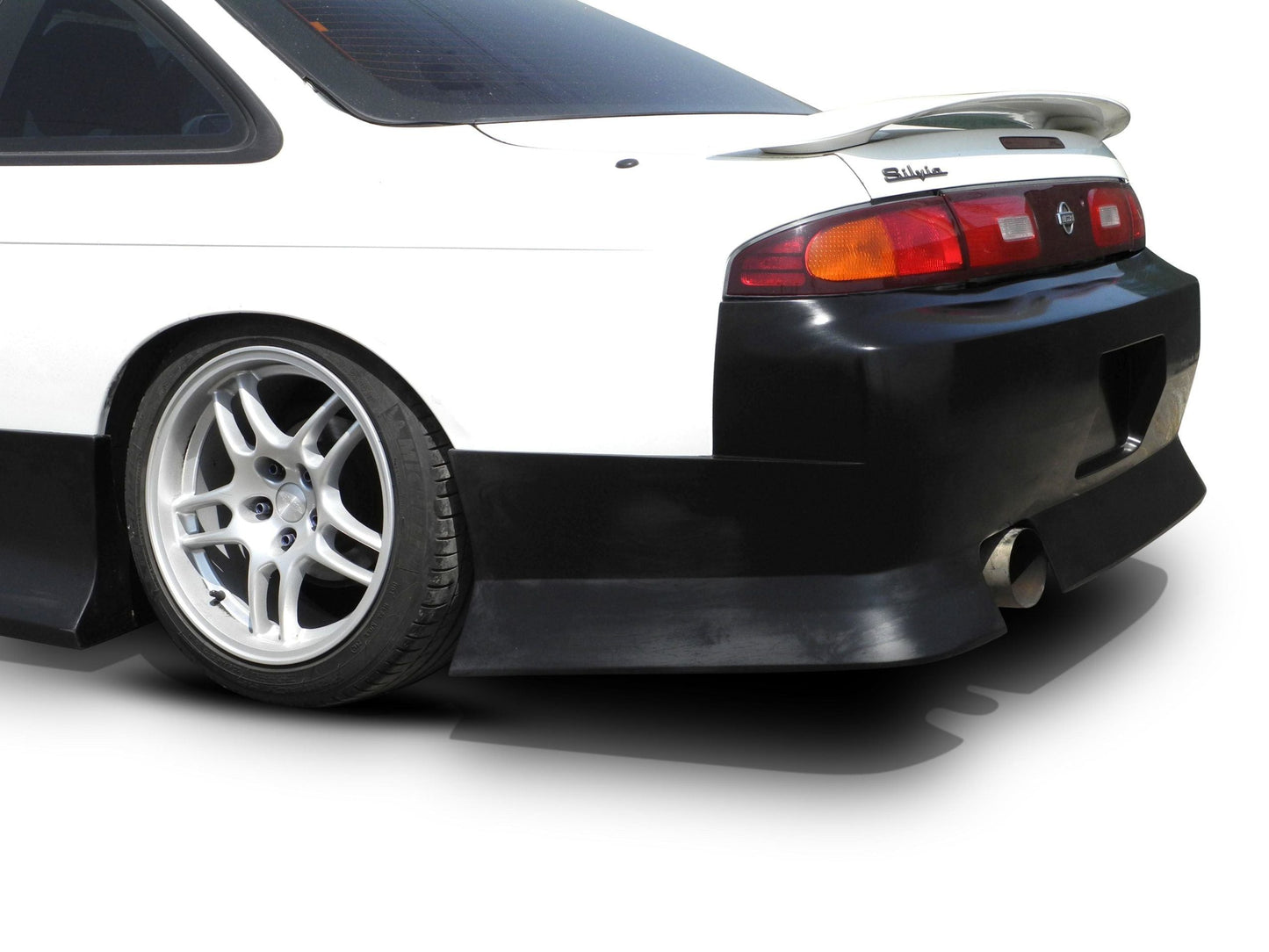 KBD - Nissan 240SX S14 ALL 1995-1998 DM3 Parachoques trasero de poliuretano de 1 pieza (37-6079)