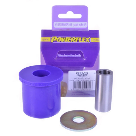 Powerflex USA - BMW E38 7 Series / E39 5 Series Buje de montaje delantero del diferencial trasero - Tipo plano