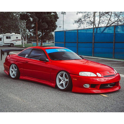 KBD - Lexus SC SC300 SC400 1992-2000 VTX Estilo 1 peça Pára-choques dianteiro de poliuretano (37-6046)