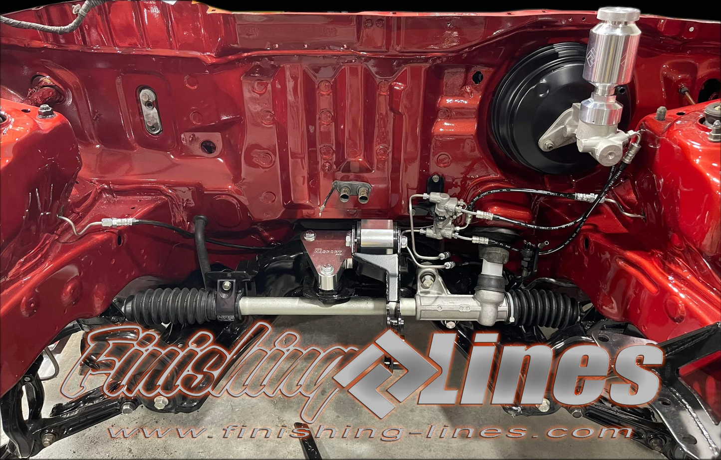 Finishing Lines - EG Mini-Tuck Brake Line Kit (Stock Master Cylinder Setup)