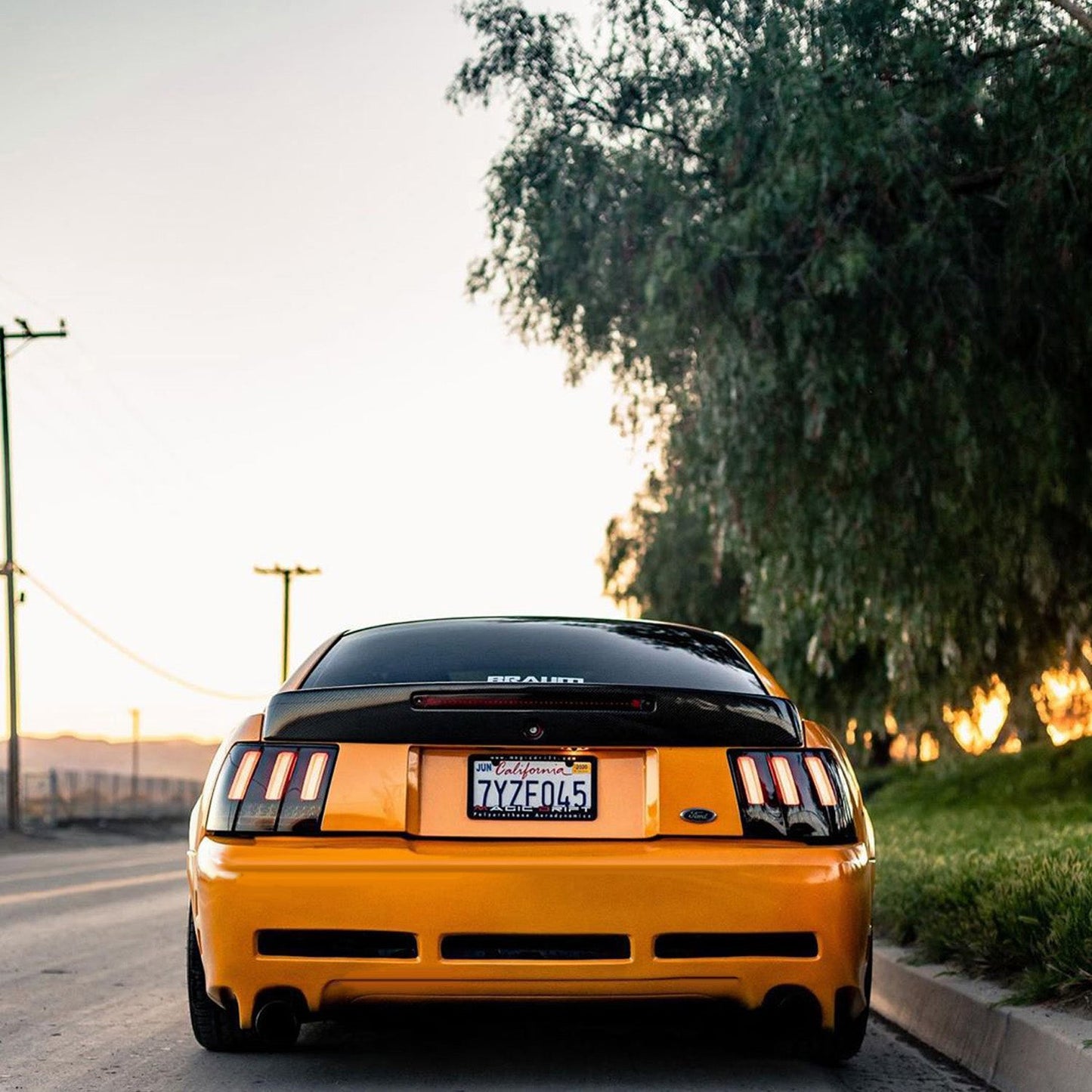 KBD - Ford Mustang 1999-2004 Sallen Style 4 Piece Polyurethane Full Body Kit (37-2015)
