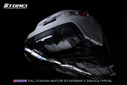 Tomei - FULL TITANIUM MUFFLER KIT  EXPREME Ti ZN6/ZC6 TYPE-80 (TB6090-SB03C)