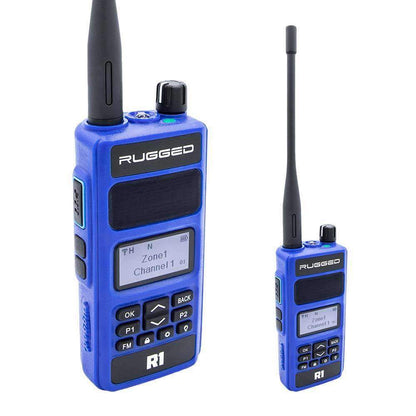 Rugged Radios - Paquete - DUAL RADIO Spotter Kit de auriculares con auriculares H60 y radios de mano Rugged R1