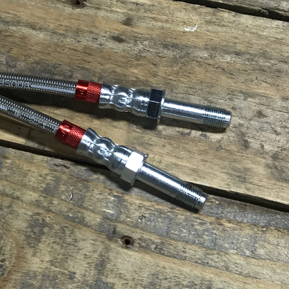 Speed ​​Shop Condor - Linhas de freio estendidas de aço inoxidável - Traseira E46