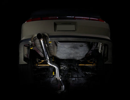 Desempenho ISR - Série II EP Sistema de exaustão de tubo de explosão de ponta única - Ressonado - Nissan 240sx 95-98 (S14) (IS-S2EPSR-S14)