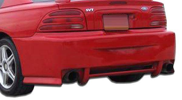 KBD - Ford Mustang 1994-1998 Spy 2 Estilo 1 peça Pára-choques traseiro de poliuretano (37-2220)