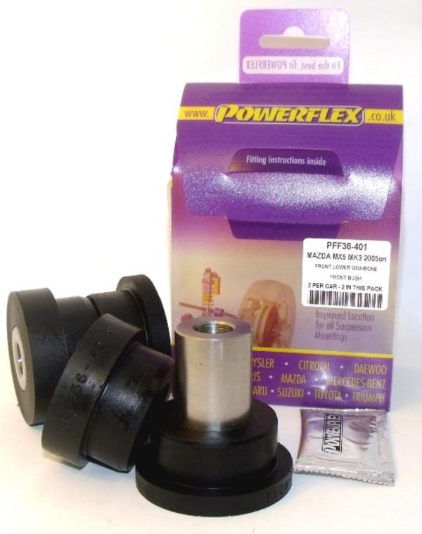 Powerflex USA - Bucha dianteira do braço de controle inferior dianteiro Mazda Miata / RX8