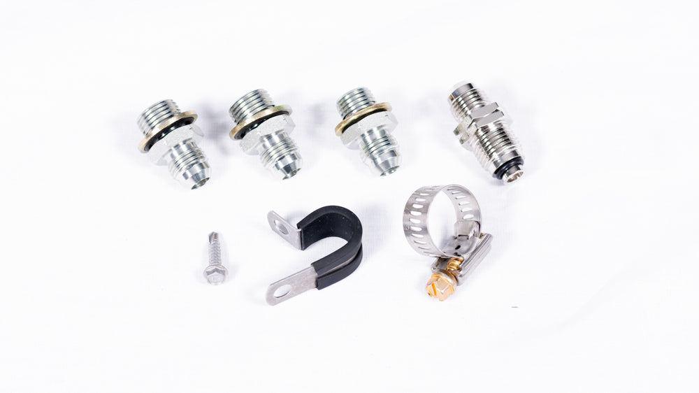 Sikky Manufacturing - BMW E30, E36, E46 LHD LS1/LS2 Swap Kit de Linha de Direção Hidráulica (SM-PS103)