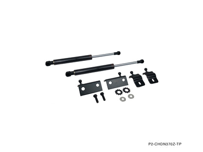 P2M - NISSAN Z34 370Z CARBON ENGINE HOOD DAMPER (P2-CHD370Z-TP)
