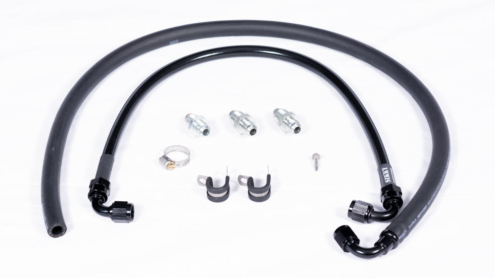 Sikky Manufacturing - Nissan 350z e Infiniti G35 LHD LS Swap Power Steering Line Kit (SM-PS102A)