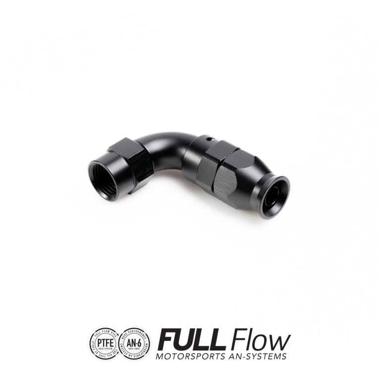 Nuke Performance - Encaixe de Extremidade de Mangueira de PTFE de Alto Fluxo 90 Graus