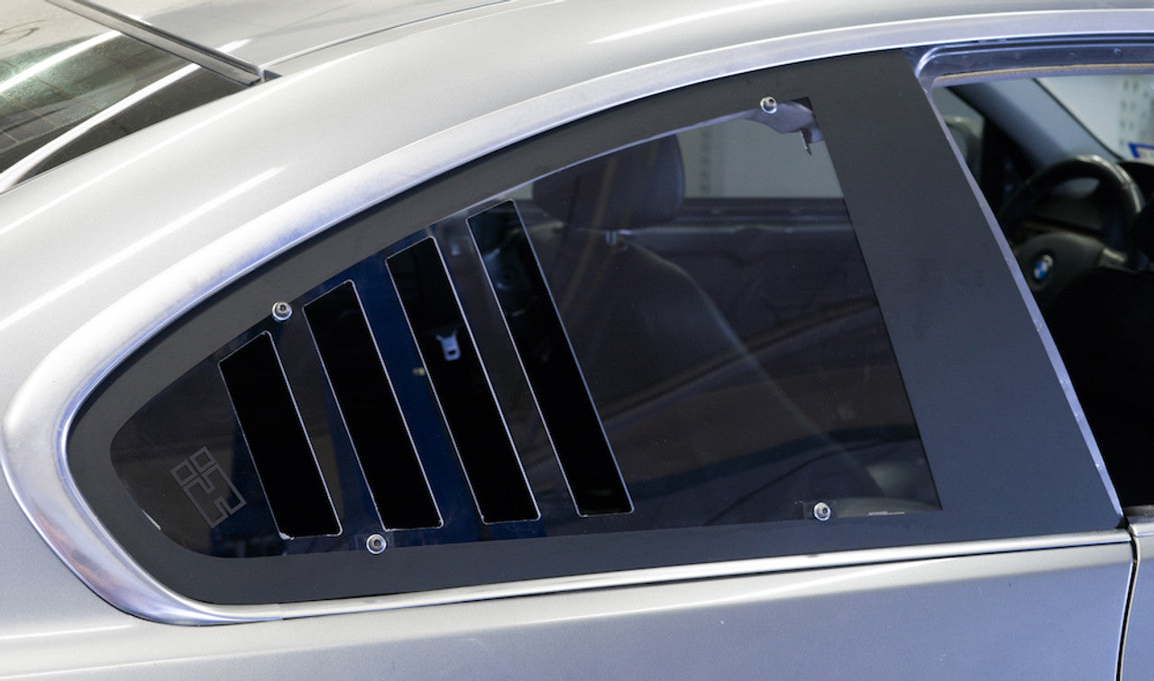 HARD Motorsport - BMW E92 Abrasion Resistant Polycarbonate CUP Style Rear Windows - PAIR (E92RWINDWCUP)