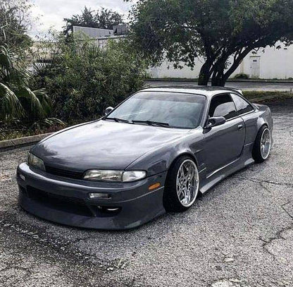 KBD - Nissan 240SX S14 Zenki 1995-1996 DM3 Parachoques delantero de poliuretano de 1 pieza (37-6077)