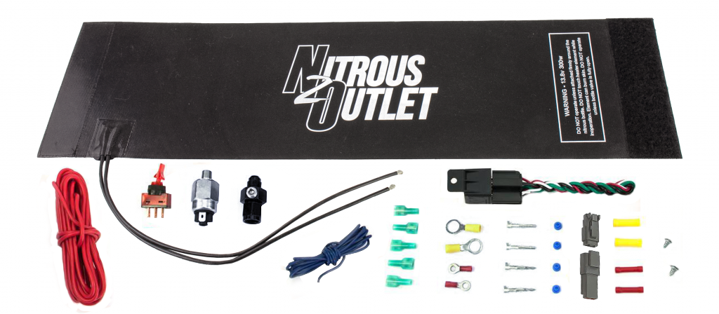 Nitrous Outlet - X-Series Nitrous Bottle Heater with Installation Accessories For 10/12/15lb Bottles (22-64001-4)