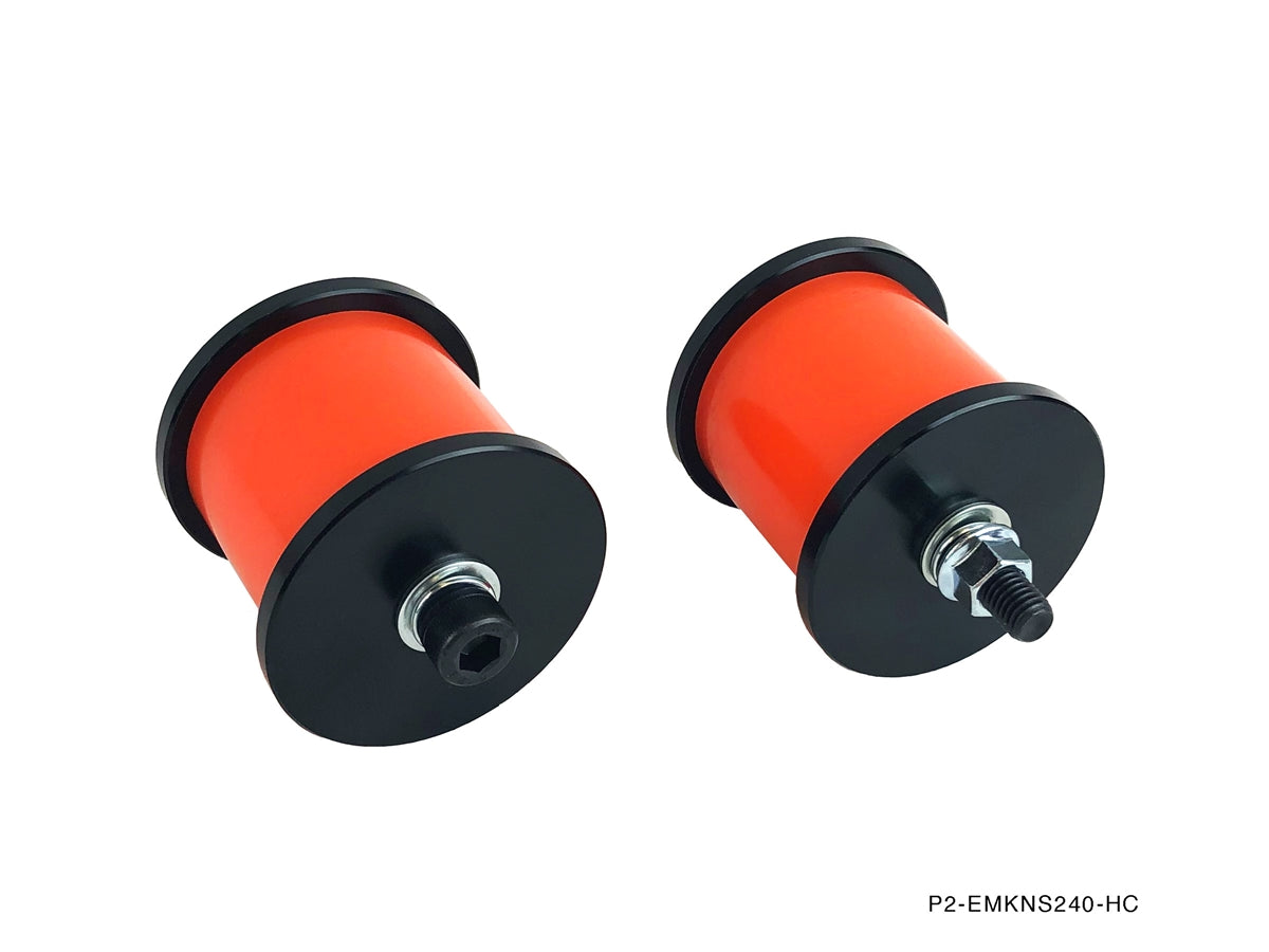 P2M - SUPORTES DE MOTOR DE POLIURETANO SÓLIDO NISSAN S13/14 (SR20/KA24) (P2-EMKNS240-HC)