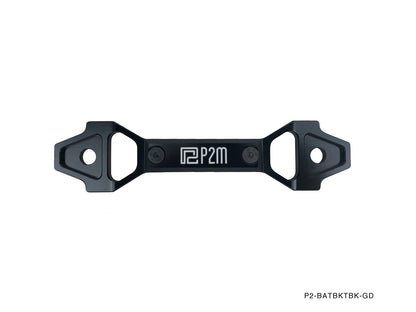 P2M - SUPORTE DE BATERIA DE ALUMÍNIO AJUSTÁVEL PRETO (P2-BATBKTBK-GD)